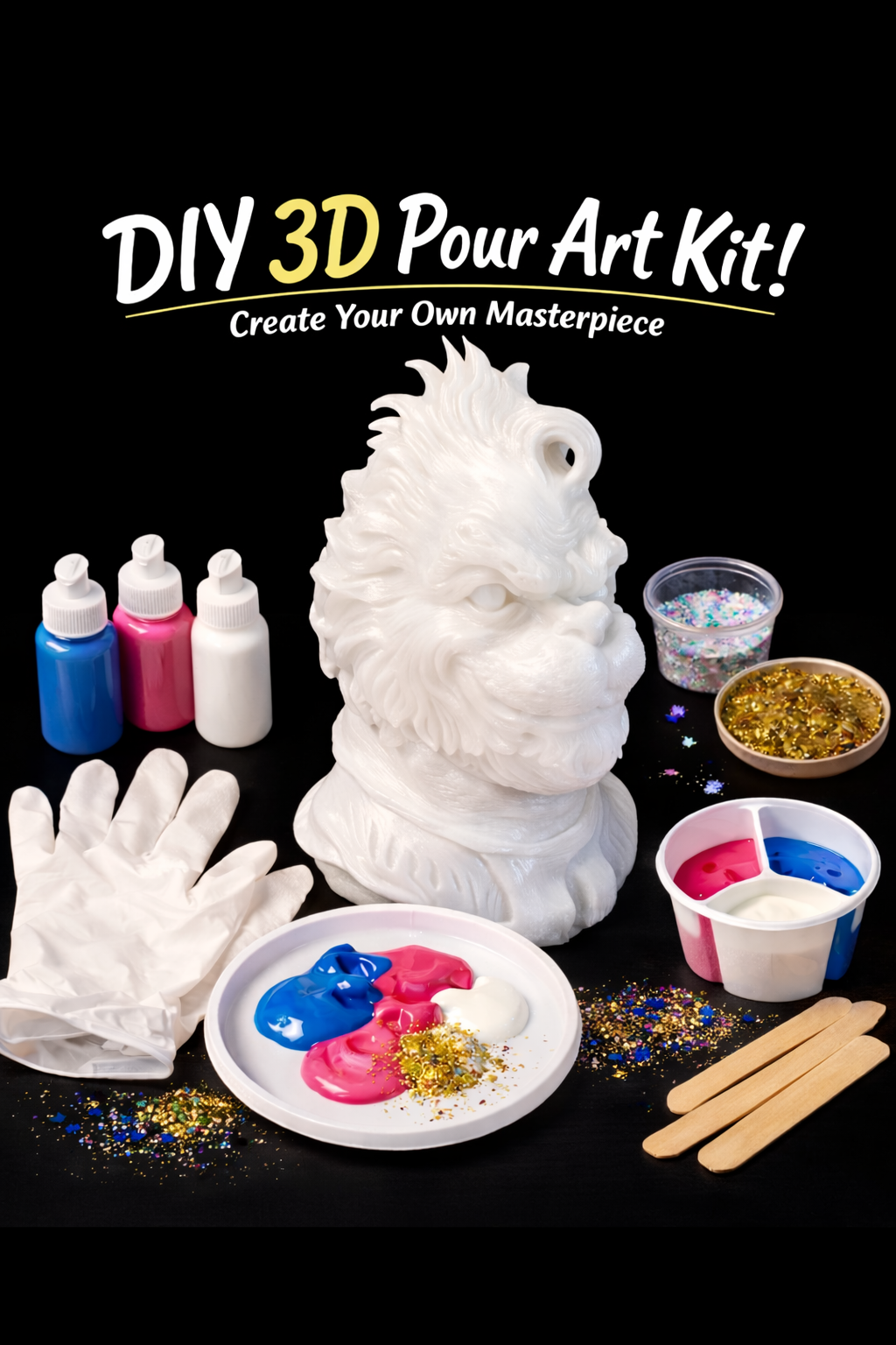 Grumpy Christmas Character DIY kit